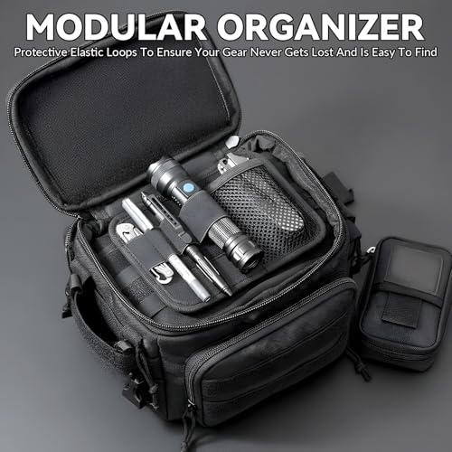 Bag Insert Panel Organizer Hook and Loop Modular Backpack Organizers Utility Admin Pouch with Hook Fasteners Modular Pack Insert Organizer for Travel Packs Messenger Bag