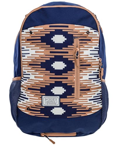 HOOEY Rockstar 20L Backpack - Compact Travel Backpack with Laptop Sleeve - Lightweight, Durable Daypack for Commuting, Hiking & Outdoor Use - Unisex Design (Navy/Tan) - color: Navy/Tan