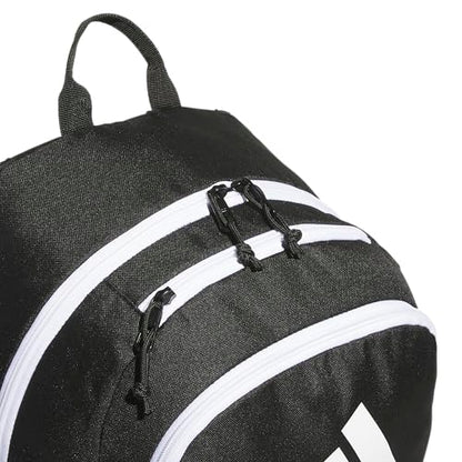 adidas Kids Affiliate Backpack – School Bag for Girls and Boys, 27L, Black/White, OSFA - color: Black/White