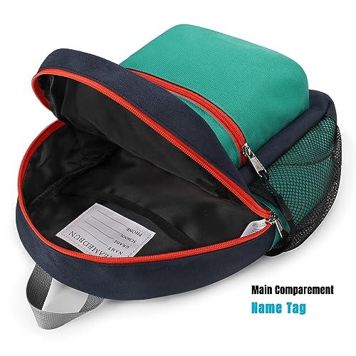 STEAMEDBUN Toddler Backpack for Boys 2-4, Kindergarten & Preschool Mini - color: Dark Blue Green, size: Mini - 12"H