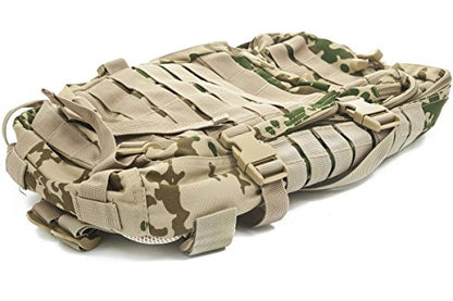 Mil-Tec Unisex Assault Pack - Rugged Durable Lightweight Ergonomic Versatile Tactical Outdoor Camping Hiking Backpack with Adjustable Padded Shoulder Straps & MOLLE Loops, Tropical Camo, 20L - color: Tropical Camo, style: 20l