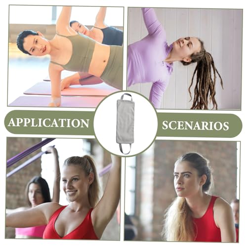 balacoo Fitness Training Sandbag Durable Exercise Sandbag with Handles for Weightlifting Yoga and Muscle Building Versatile Sand Weighting Bag for Home and Gym Workouts Gray