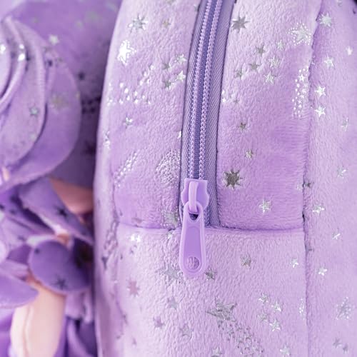Gloveleya Kids Backpack - Purple 9 Inches - color: A0045purple, size: 9 inches