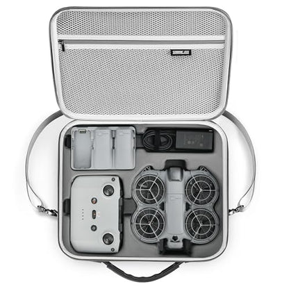 STARTRC Carrying Case for DJI Neo 2 Accessories, Portable PU Protective Shoulder Bag for DJI Neo 2 Fly More Combo, Compatible with RC-N3/RC-N Remote Controller