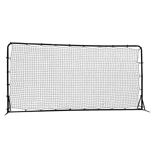 Trigon Sports Soccer Rebounder Net, 6’ x 12’ Bounce Back Net Soccer Goals for Backyard, Easy Setup, Kick Back Trainer for Passing, Ball Control & Volley Practice for Kids, Teens & Adults