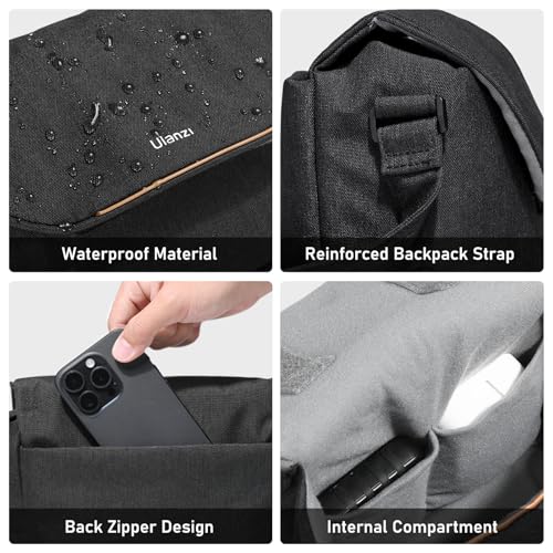 ULANZI Camera Bag, SLR/DSLR Camera Case Professional, Crossbody Photography Small Bag Fashion, Shoulder Bag for Women and Men Compatible for Sony Canon Nikon Mirrorless Camera Lightweight Black - size: Black 3-4 L