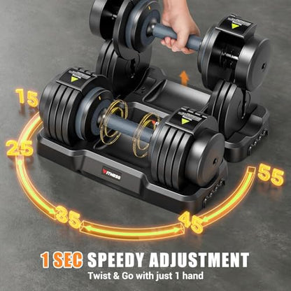 XDDIAS Workout Bench, Adjustable Weight Bench with Leg Extension and Leg Curl, Extended Headrest, 900LBS Preacher Curl Bench Incline Decline Flat Workout Bench for Home Gym Full Body Exercise - color: Glossy+a pair of 55LB Dumbbells