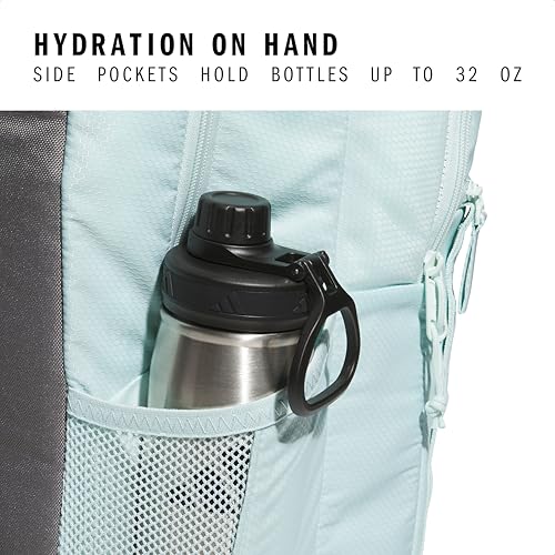 adidas Excel 7 School Backpack for Laptop, Gym and Travel, 34L, Halo Mint Green/White/7.5, OSFA - color: Halo Mint Green/White/7.5, size: One Size
