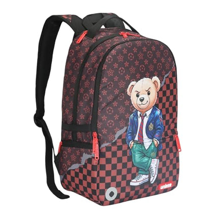 Graffiti Backpack, Designer Laptop Backpack for 15.6 Inch Work,Water Resistant Backpack Computer Bag, PrepBear - color: Prepbear