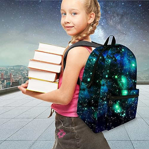 Unisex TrendyMax Galaxy Pattern Grade Backpack for Elementary Kids (Galaxy 110) - color: Galaxy 110