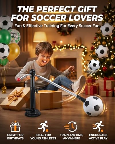 360 Soccer Trainer Solo Practice Equipment Adjustable Waist Belt Elastic Cord Ball Control Dribbling Passing Shooting Touch Training Aid Youth Kids Teens Adults - color: White