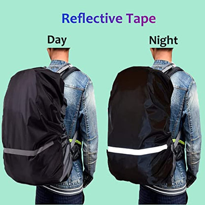 Backpack Rain Cover, Outdoor Backpack Covers, Waterproof Backpack Snow Cover for Travel, Climbing, Hiking and Outdoor Activites - color: Black
