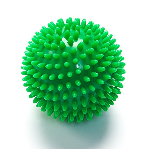 Black Mountain Products Deep Tissue Massage Ball with Spikes - color: Green