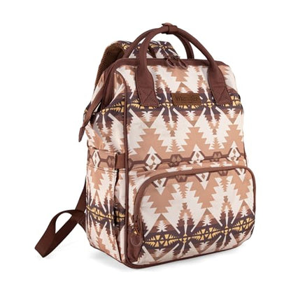 Wrangler Callie Diaper Bag Backpack with Stroller Straps Multifunction Baby Travel Bag WG2210-9110TN - color: Angel Tan