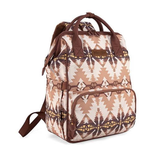 Wrangler Callie Diaper Bag Backpack with Stroller Straps Multifunction Baby Travel Bag WG2210-9110TN - color: Angel Tan