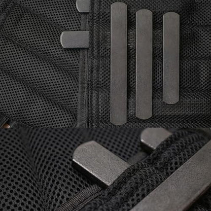 Mavee Fractional Weight Vest Plates, Rustproof Solid Steel Inserts for Rucking, Tactical Carrier & Strength Training - color: Black (E-Coated), size: 4.7 Inch (10 Pack / 3.5 Lbs)