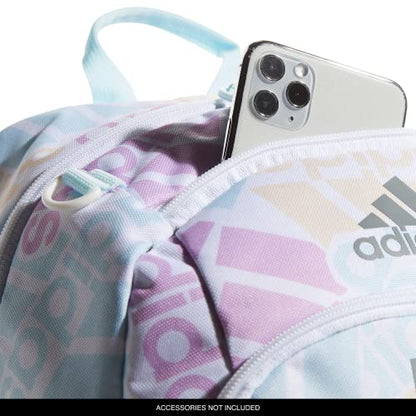 adidas Young BTS Creator 2 Backpack DISCONTINUED - color: Adi Multi Collage/Onix Grey/Almost Blue