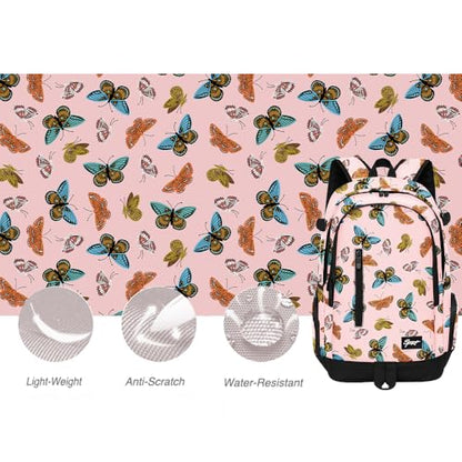 rickyh style School Backpack Travel Bag for Men & Women Lightweight College Back Pack with Laptop Compartmen - color: 01fhd