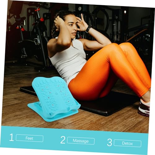 POPETPOP Folding Fitness Pedal with Magnet Stretch Standing Board for Home Rehabilitation Durable Material Weight Capacity for Foot Massage