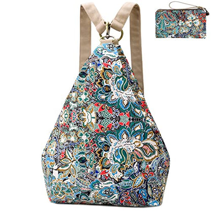 Black Butterfly Premium Backpack for Women, Bohemia Style Fashion Casual Daypack Backpack, Small Backpack Purse (02-blue Plus) - color: 02-blue Plus
