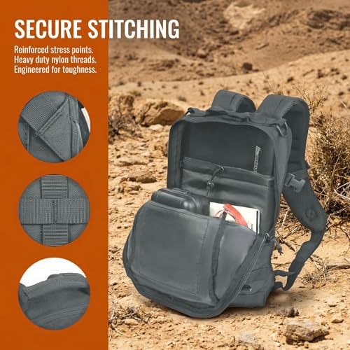 Small Tactical Backpack Military Daypack 12L Molle Bag Rucksack Army Daypack for Outdoor,Hiking,Camping,Travel (Grey) - color: Grey
