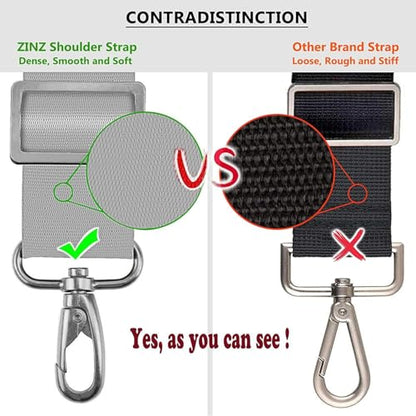 ZINZ Bag Shoulder Strap, Padded Adjustable Shoulder Strap Replacement - color: Butterfly, size: 57"