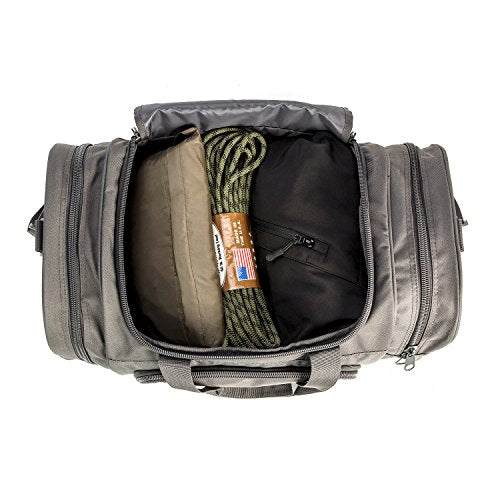Gym Duffel Bag for Men Sports Duffel Bag with Shoe Compartment (GRAY-Model A) - color: GRAY-Model A