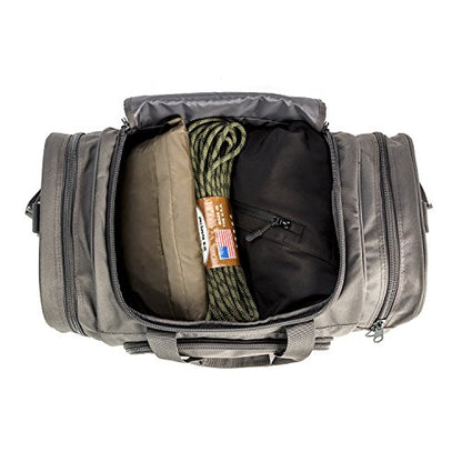 Gym Duffel Bag for Men Sports Duffel Bag with Shoe Compartment (GRAY-Model A) - color: GRAY-Model A
