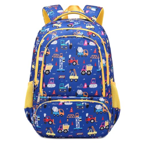 abshoo Lightweight Car Kids Backpack For School Boys Elementary Kindergarten Bookbag School Bags (Car) - color: Car