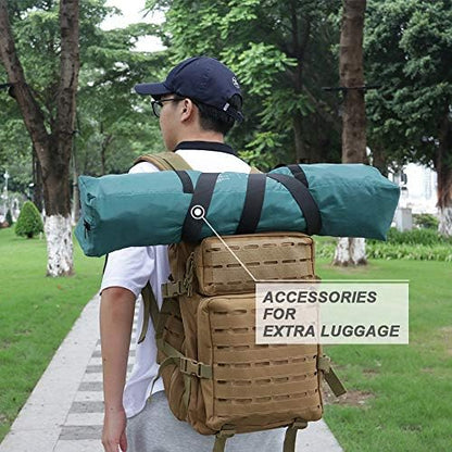 MAGARROW 1.5" Utility Luggage Straps with Buckle Adjustable, 4-Pack (Black, 1.5 in x 3.2 ft) - color: Black, size: 1.5 in x 3.2 ft