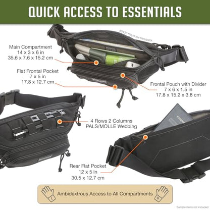Maxexpedition - Keystone Versipack (Black) (0456B)