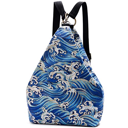 Black Butterfly Premium Backpack for Women, Bohemia Style Fashion Casual Daypack Backpack, Small Backpack Purse (13-blue) - color: 13-blue