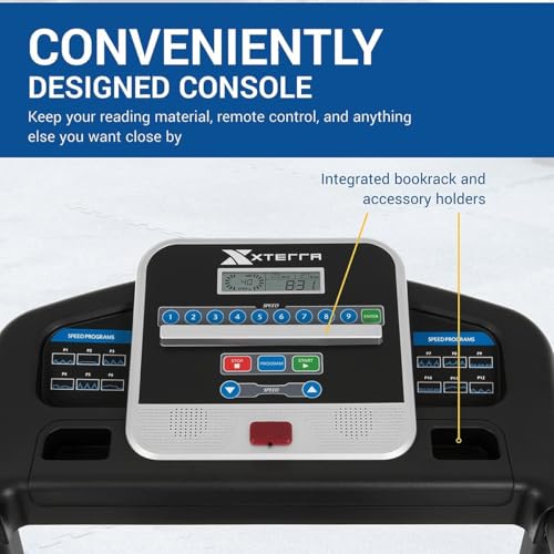 XTERRA Fitness Premium Folding Smart Treadmill, Compact Design, 250+ LB Weight Capacity, Powerful Motor, XTERRA+ Fitness App Included with Purchase - style: TR150