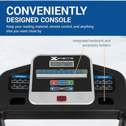 XTERRA Fitness Premium Folding Smart Treadmill, Compact Design, 250+ LB Weight Capacity, Powerful Motor, XTERRA+ Fitness App Included with Purchase - style: TR150