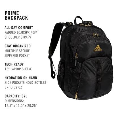 Prime 6 Backpack - color: Black/Gold Metallic