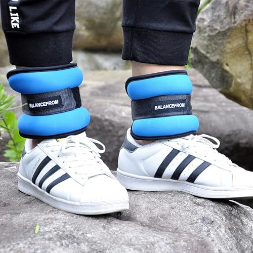 Fitvids Fully Adjustable Ankle Wrist Arm Leg Weights, 1-20LBS, Multiple Options - style: 2.5 lbs each (5-lb pair), Purple