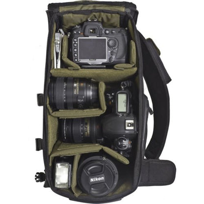 Tenba 632-632 Shootout Medium Convertible Photo Sling Bag (Silver/Black)