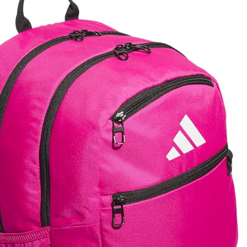 adidas Striker 3 Team Sports Backpack – Daypack for Sports Gym Travel, 36L, Shock Pink, OSFA - color: Shock Pink