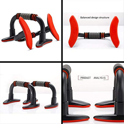 Bars Home Gym or Outdoor Workout Pushup Grips for Men and Women Soft Foam Grip and Non-Slip Sturdy Structure Use as Travel Push Up Handles for Floor