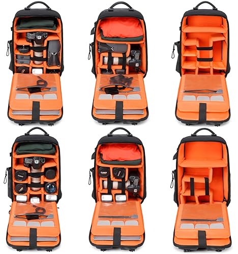 Camera backpack photographer Camera Backpack Waterproof Large for DSLR Cameras Backpacks for Photographers Camera Backpack for Women Men Outdoor Black
