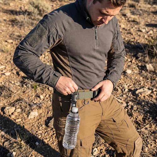10 PCS Water Bottle Holder Hanging Clip Bottles Buckle Clip Portable Mineral Water Bottle Clip Nylon Beverage Bottles Strap Mineral Waters Ring Holder for Outdoor Camping Hiking