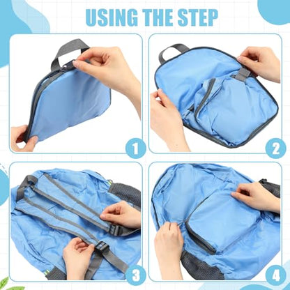 Jexine 10 Pcs Backpacks in Bulk 16.5 Inches Back Pack Basic Backpack for Adult Lightweight Outdoor Travel Book Bags(Sunny Pastel) - color: Sunny Pastel