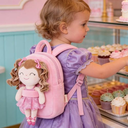 Gloveleya Kids Backpack - Pink 9 inches - color: Pink, size: 9 inches