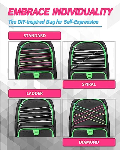 Basketball Bag Backpack for Men Women with Ball & Shoes Compartment 30L Capacity Lightweight Breathable Boys Girls Soccer Ball Bag Backpack Fit Volleyball Football Sports Travel School Gym - color: TK13Green
