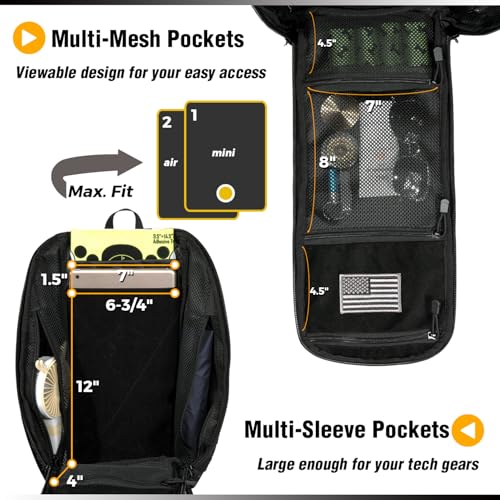 DBTAC Tactical Personal Defense EDC Bags & Packs | 10L Military Shoulder Backpack with Sling for Concealed Carry, Range, Travel, Hiking, Outdoor Sports (Black Obsidiann) - color: Black Obsidian