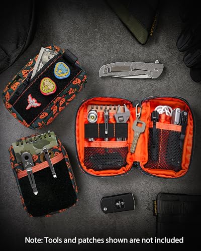VIPERADE VE26 EDC Pouch - Small EDC Organizer for Multitools - color: Spicy Pattern