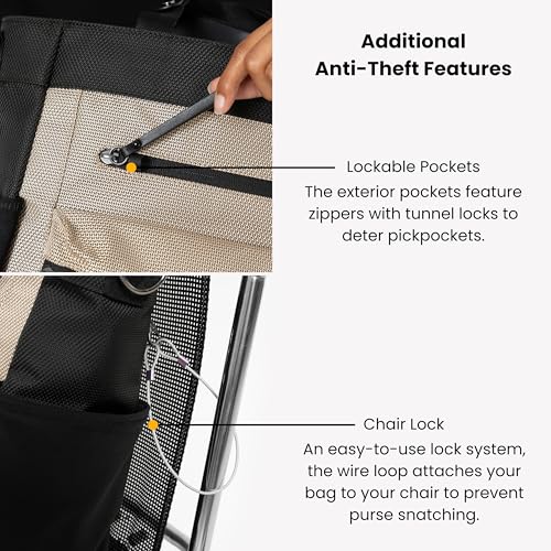 Sherpani Soleil, Anti Theft Convertible Backpack, 3 in 1 Tote, Crossbody Purse, 18L Travel Bag, Fits 13” Laptop (Straw Signature) - color: Straw - Signature