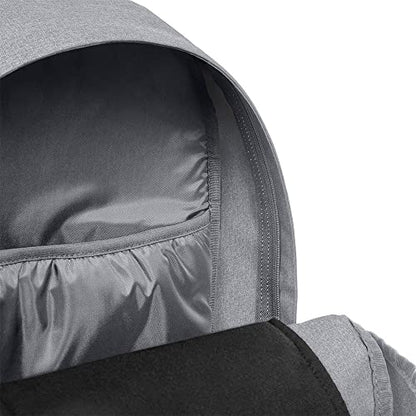 EASTPAK Padded Double – 24L Squared Backpack with Dual Front Pockets, 13” Laptop Sleeve, Bottle Holder & Padded Straps, Sunday Grey - color: Sunday Grey