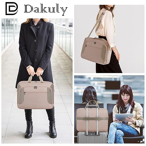 Laptop Bag 17.3 Inch Work Briefcase Laptop Case Computer Messenger Bag - color: Pink, size: 17 inch