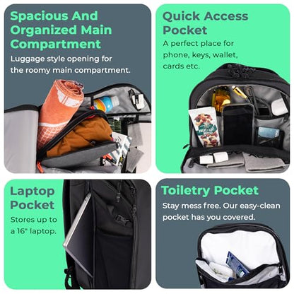 ADV Tennis Pro V3 - Tennis and Pickleball Backpack V2 - Flex Backpack - color: Backpack V2 - Midnight